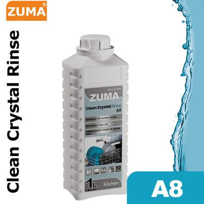A8 - Agent de clătire pentru mașina de spălat vase - Clean Crystal - 1L ZM1LA6A8 fotografie