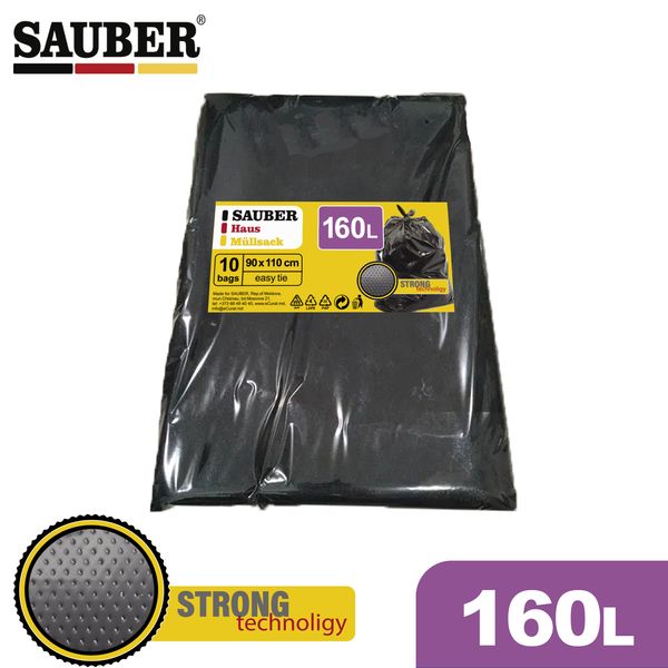 SAUBER - Garbage bags - 160L (10pcs) DE10PCSA25160L photo