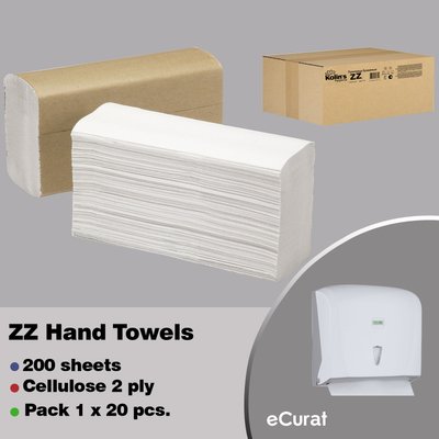 ZZ - Hand Towels - (pack 1 x 20 pcs.) RZ200PCS2STA20ZZ photo