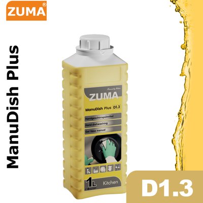 D1.3 - Для ручного мытья посуды - ManuDish Plus - 1л ZM1LA6D13 фото