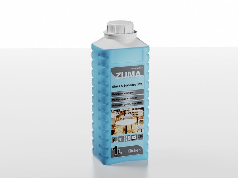 D2 - Detergent universal pentru toate suprafețele - Glass & Surfaces - 1L ZM1LA6D2 fotografie