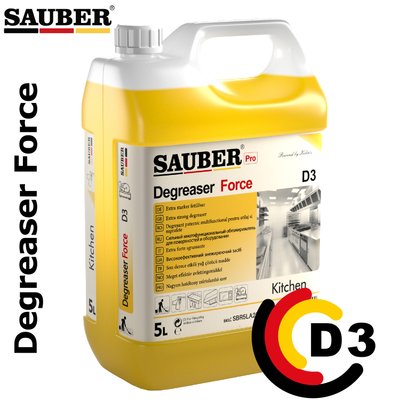 D3 Degreaser Force - Anti-grease - 5L SBR5LA2D3 photo
