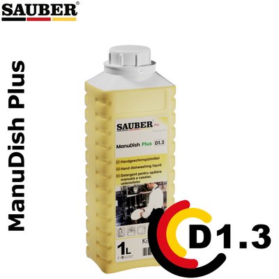 D1.3 - For manual dishwashing - ManuDish Plus  - 1L SBR1LA6D13 photo