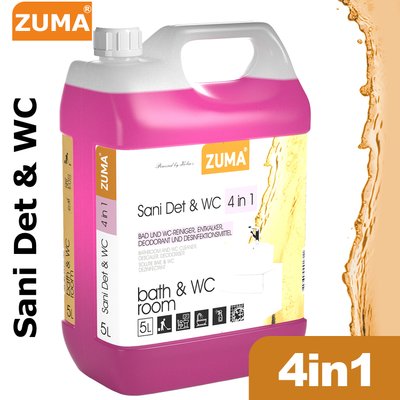 4in1 - For bathrooms and WC - SaniDet - 5L ZM5LA24IN1 photo