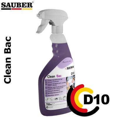 D10 - Detergent cu proprietati dezinfectante - Clean Bac - 700мл SBR07MLA6D10 fotografie
