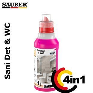 4in1 - Для ванных комнат и WC - SaniDet - 1л 4in1 фото