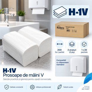 H-1V - Prosoape de maini - VV -(amb. 1 x 20 buc.) RZ200PCS2STA20H1V fotografie