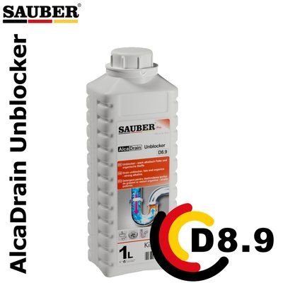D8.9 AlcaDrain Unbloker  - для канализации -  1л SBR1LA6D89 фото