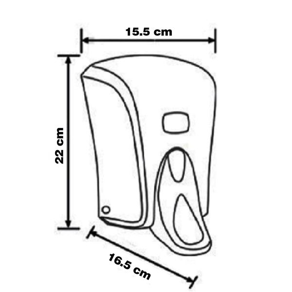 MFD - Medical Foam Dispenser  with Cartridge 1000ml - Grey OGC1PCSA11LMFDTFX photo