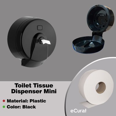 WC - Toilet Tissue Dispenser Mini - Black OGC1PCSA1BLMNWC photo