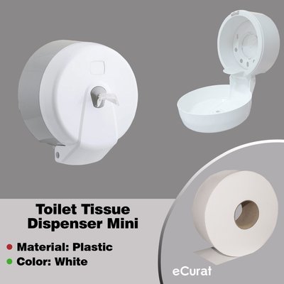 WC - Toilet Tissue Dispenser Mini - White OGC1PCSA1WHMNWC photo