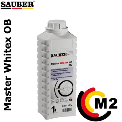 M2 - Жидкий порошок для белых вещей -  Master Whitex OB - 1л SBR1LA6M2 фото