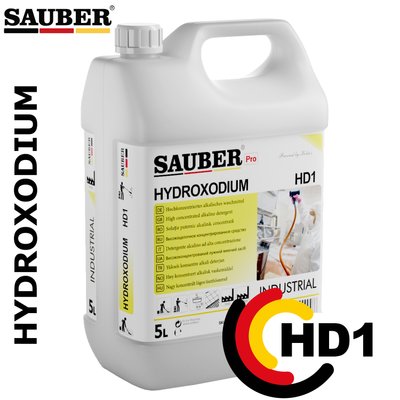 HD1 - Cleaning surfaces and equipment in the food industry - HYDROXODIUM - 5L SBR5LA2HD1 photo