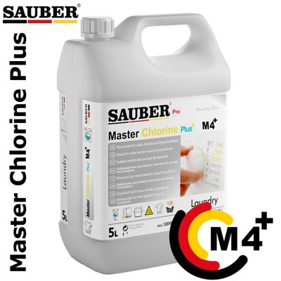 M4+ - Отбеливатель - Master Chlorine Plus -  5л M4+ фото