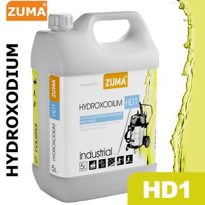 HD1 - Cleaning surfaces and equipment in the food industry - HYDROXODIUM - 5L ZM5LA2HD1 photo