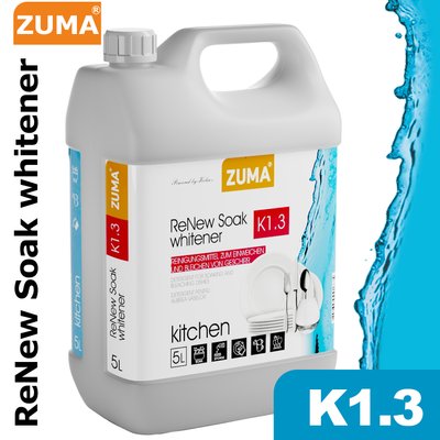 K1.3 - Замачивания и отбеливания посуды - ReNew Soak whitener - 5л ZM5LA2K13 фото