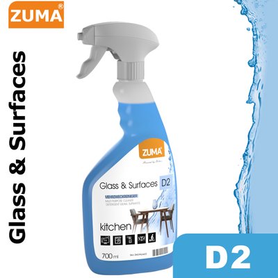 D2 - Detergent universal pentru toate suprafețele - Glass & Surfaces - 700ml D2 fotografie