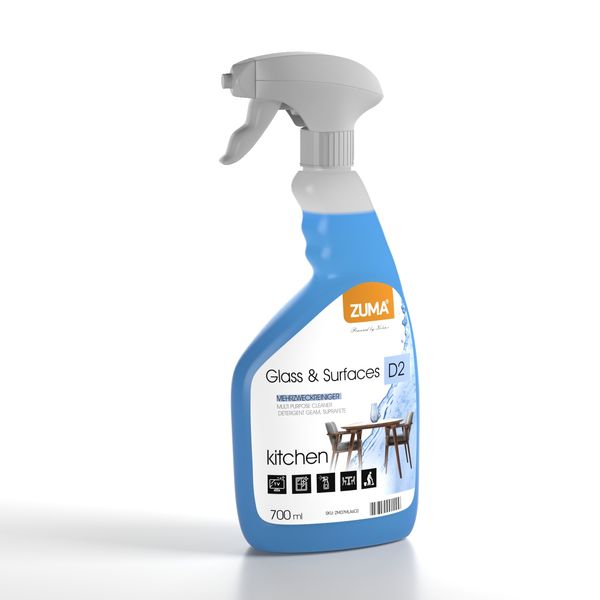 D2 - Detergent universal pentru toate suprafețele - Glass & Surfaces - 700ml D2 fotografie