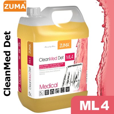 ML4 - Мытьё/дезинфекции медицинских инструментов - CleanMed Det - 5л ML4 фото