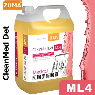 ML4 CleanMed Det - мытьё/дезинфекции медицинских инструментов - 5л ZM5LA2ML4 фото