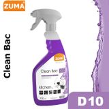 D10 - Детергент с дезинфицирующим свойством - Clean Bac - 700мл D10 фото