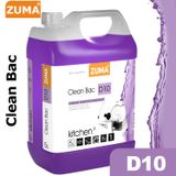 D10 - Detergent with disinfectant properties - Clean Bac - 5L ZM5LA2D10 photo