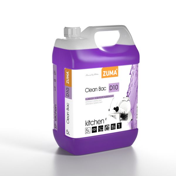D10 Clean Bac - detergent cu proprietati dezinfectante 5L ZM5LA2D10 fotografie
