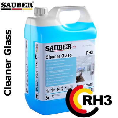 RH3 Cleaner Glass - curățarea sticlei și a altor suprafețe netede - 5L SBR5LA2RH3 fotografie