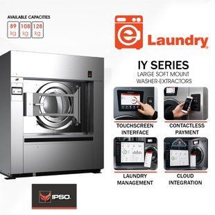LARGE SOFT-MOUNT WASHER-EXTRACTORS - IY  IY-SQ-LARGE photo