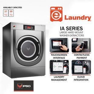 LARGE - HARDMOUNT WASHER-EXTRACTORS - IA IA-SQ-LARGE photo