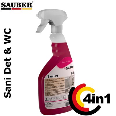 4in1 - For bathrooms and WC - SaniDet - 700ml SBR507MLA64IN1 photo