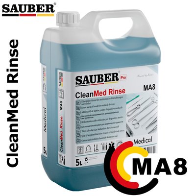 MA8 - Ополаскивание и очистки медицинских инструментов - CleanMed Rinse - 5л SBR5LA2MA8 фото