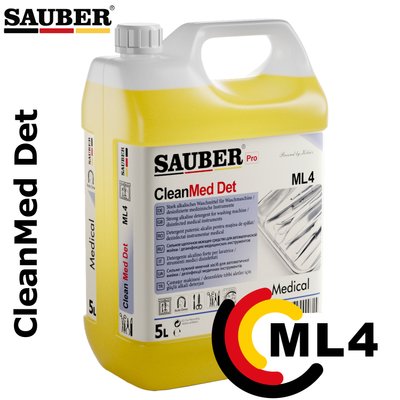 ML4 - Мытьё/дезинфекции медицинских инструментов - CleanMed Det - 5л SBR5LA2ML4 фото